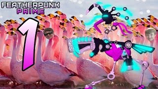 Featherpunk Prime Gameplay Walkthrough w/ Ethan - PART 1 - I'm a Cyber-Flamingo!!!
