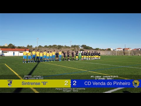 J1: Sintrense B 2 - 2 Venda do Pinheiro