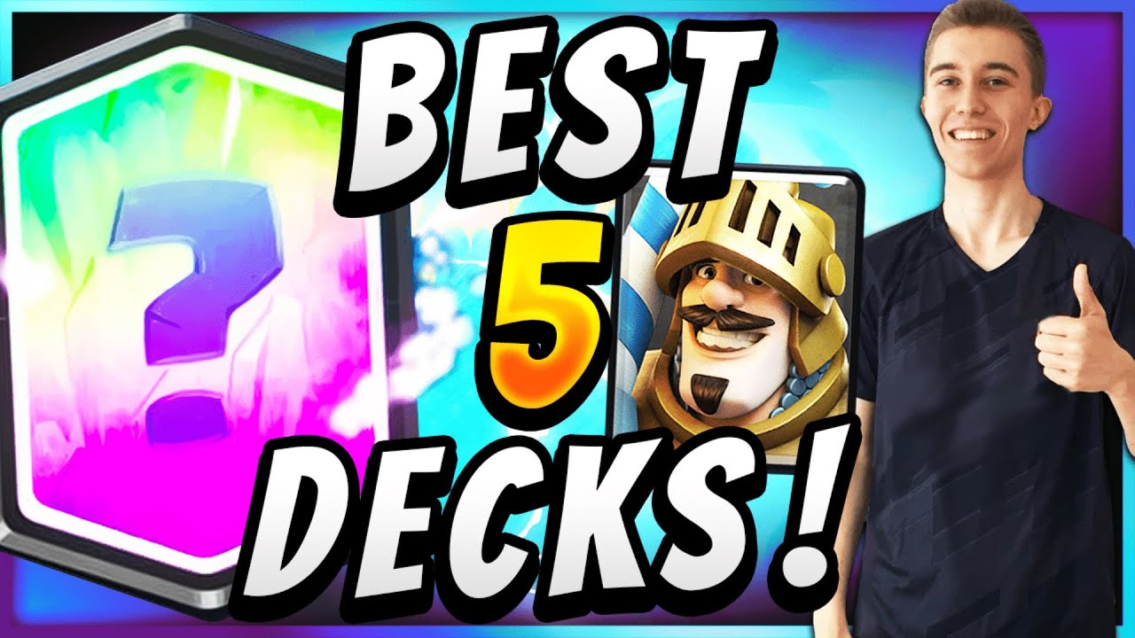 The BEST DECKS for Clash Royale - How to Find the META DECKS in Clash Royale!  