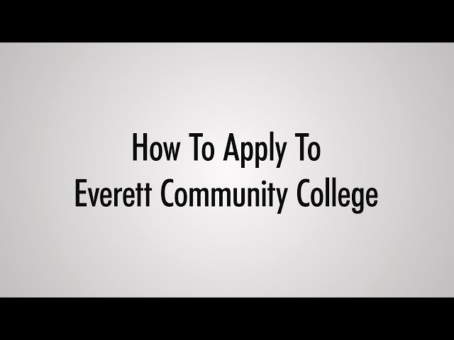 How to Apply to EvCC