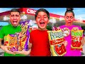 Eating Only SPICY GAS STATION Food For 24 Hours