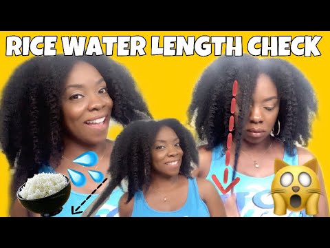 RICE WATER  SUPER HAIR GROWTH TREATMENT WEEKS UPDATE: Did it really grow my hair? Video