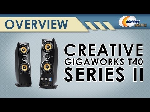 Creative GigaWorks T40 Series II 32 watts RMS 2.0 Speakers Overview - Newegg Lifestyle