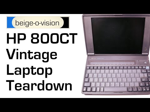HP Omnibook 800CT Vintage Computer Technical Tour and Teardown