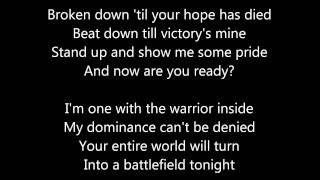 DISTURBED - warrior lyrics.