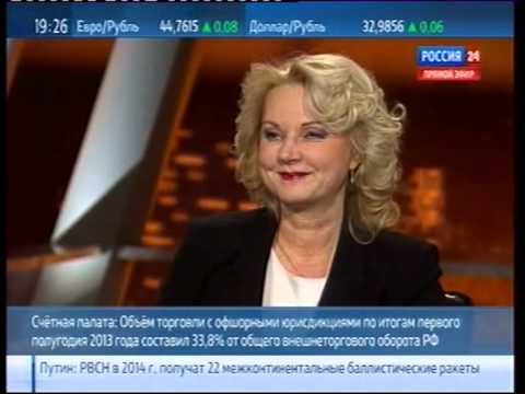 Татьяна Голикова в программе "Мнение" ТК "Россия-24"