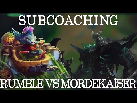 Rumble vs Mordekaiser Platinum 2 (D3 MMR) Coaching