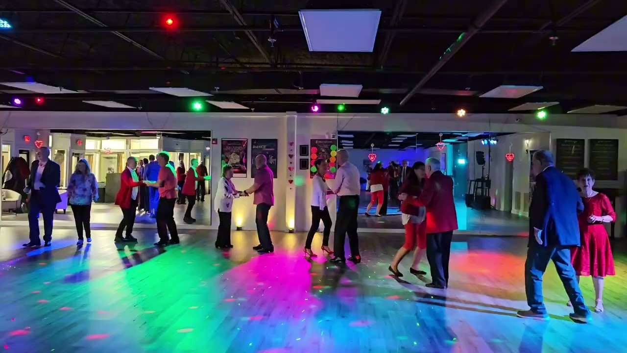 Our signature ice-breaker dancing game at the Valentine's Guest Party 2025