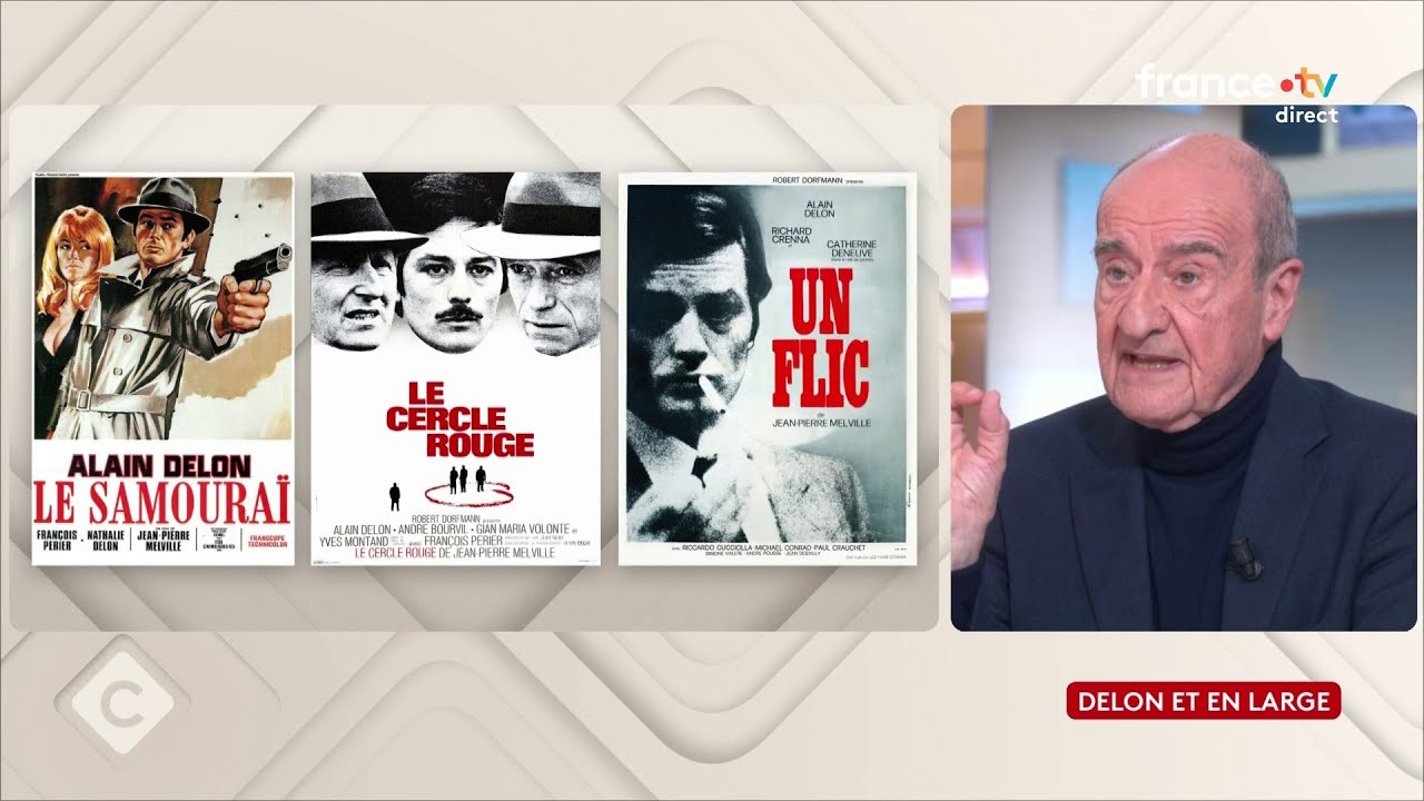 Delon et en large - L'Oeil de Pierre Lescure