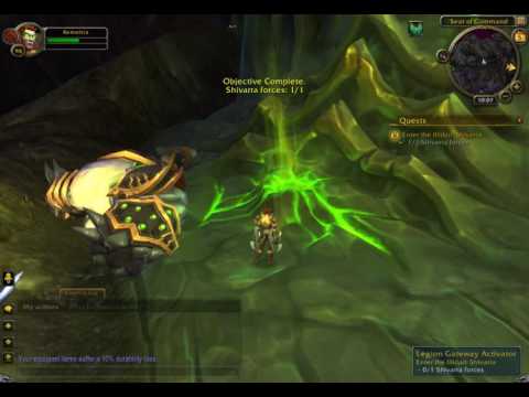 WoW Legion Demon Hunter 09 Enter The Illidari  Shivarra