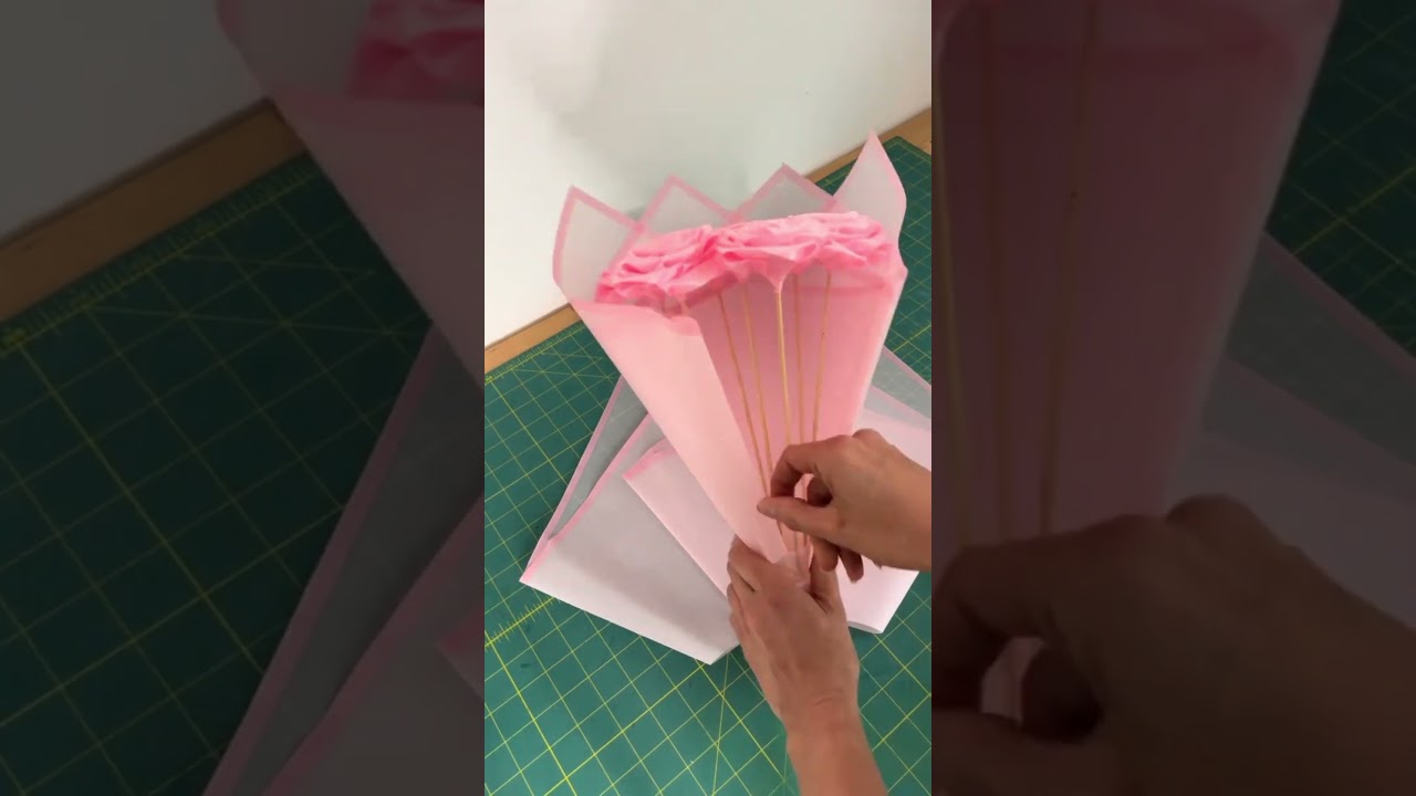 how to wrap a 7 count ribbon rose bouquet! 💐 |Easy wrapping tutorial| #bouquetmasterfloweshopph #diy