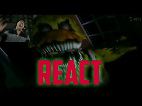 Youtubers react to their first Jumpscare Fnaf 4