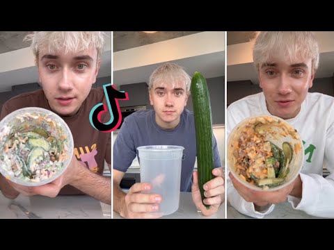 Logan's Cucumber Salad Recipes - Tik Tok Compilation.