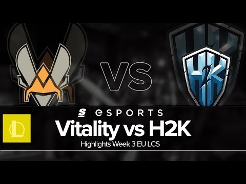 Highlights: VIT vs H2K (EU LCS Summer W3D2 Full Series)