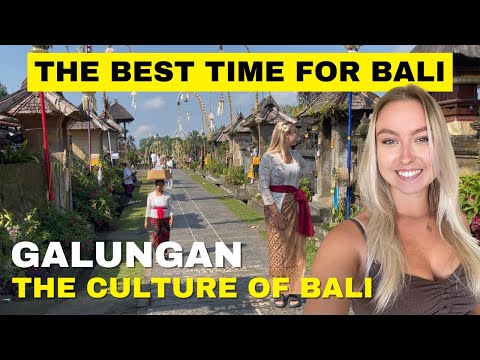 The BEST TIME to visit Bali, Indonesia - Galungan 2025
