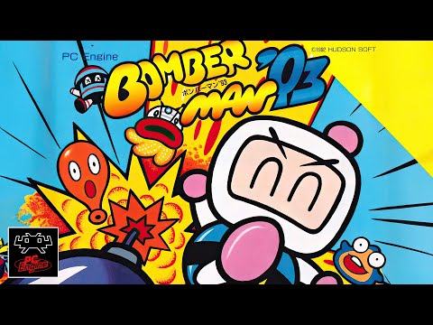 Bomberman '93 - All Stages + Battle Mode Walkthrough No Commentary [RetroArch Beetle PCE] 4K