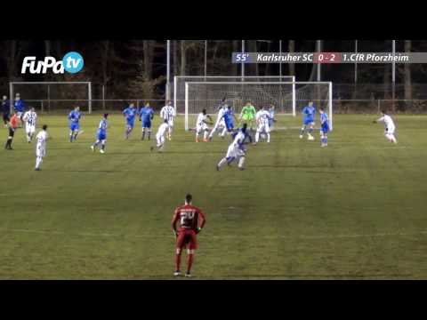TOR 1-2, 55. Minute, Karlsruher SC - 1.CfR Pforzheim am 22.2.2017
