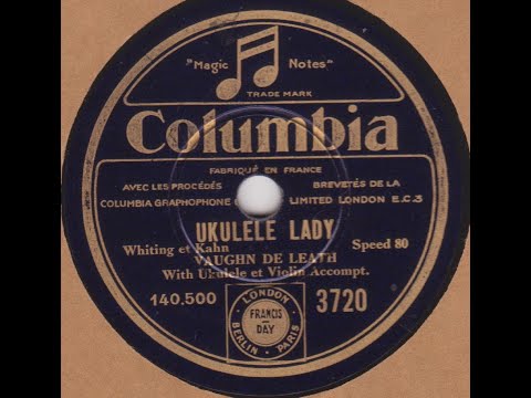 Vaughn de Leath   " Ukulele Lady "   1925