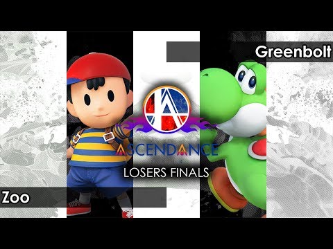 Smash 4: Zoo (Ness/Fox/Diddy Kong) V GreenBolt (Yoshi) - Ascendance 62 Tournament SSB4