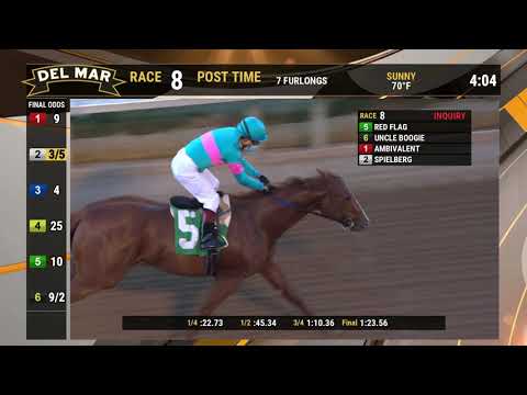 Red Flag wins Bob Hope Stakes (Gr.III) race 8 at Del Mar 11/15/20