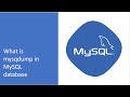 MySQL Mysqldump Database Backup