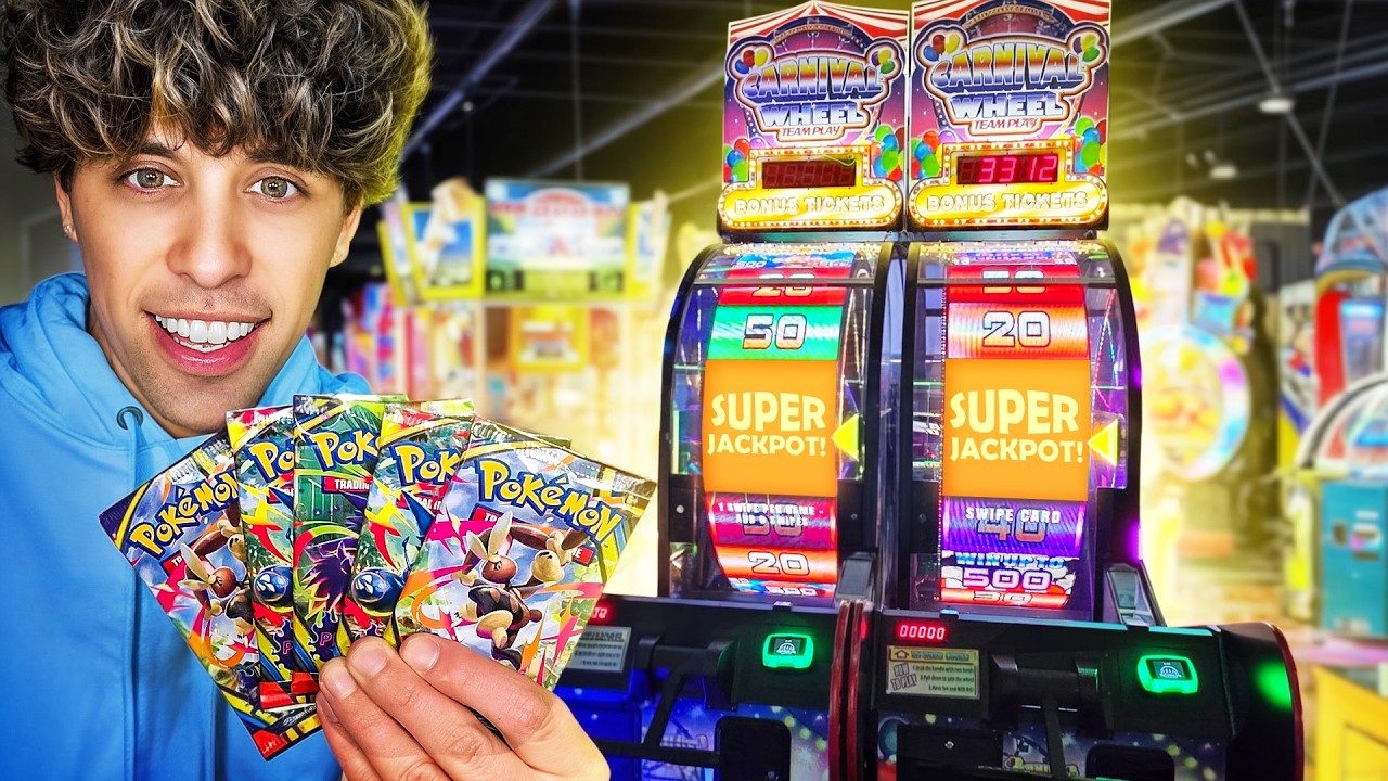 I Won 2 Jackpots At Once For Pokemon Cards! *Phantasmal Flames*