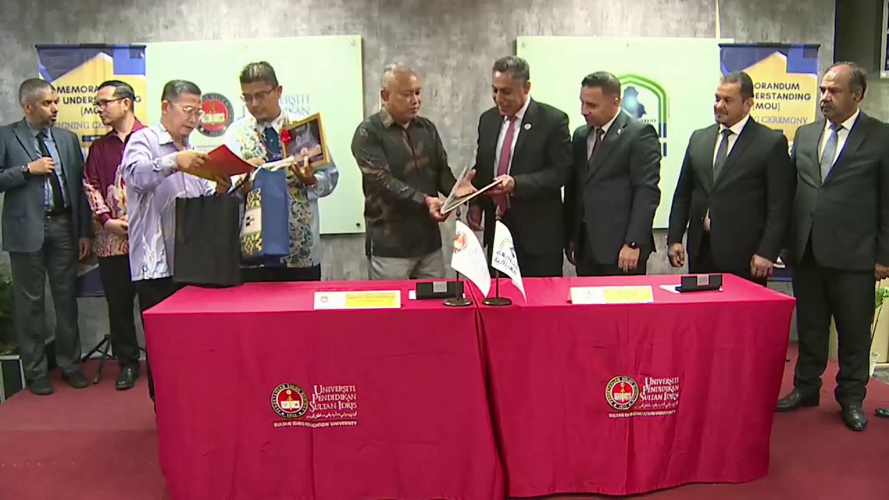 MoU antara UPSI dan Al-Iraqi University.