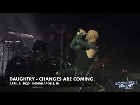 Daughtry Performs "Changes Are Coming" on April 9, 2025 in Indianapolis, Indiana