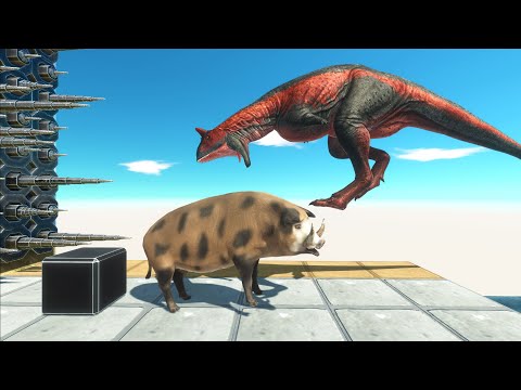 Slide Jet Runway to Food - Animal Revolt Battle Simulator