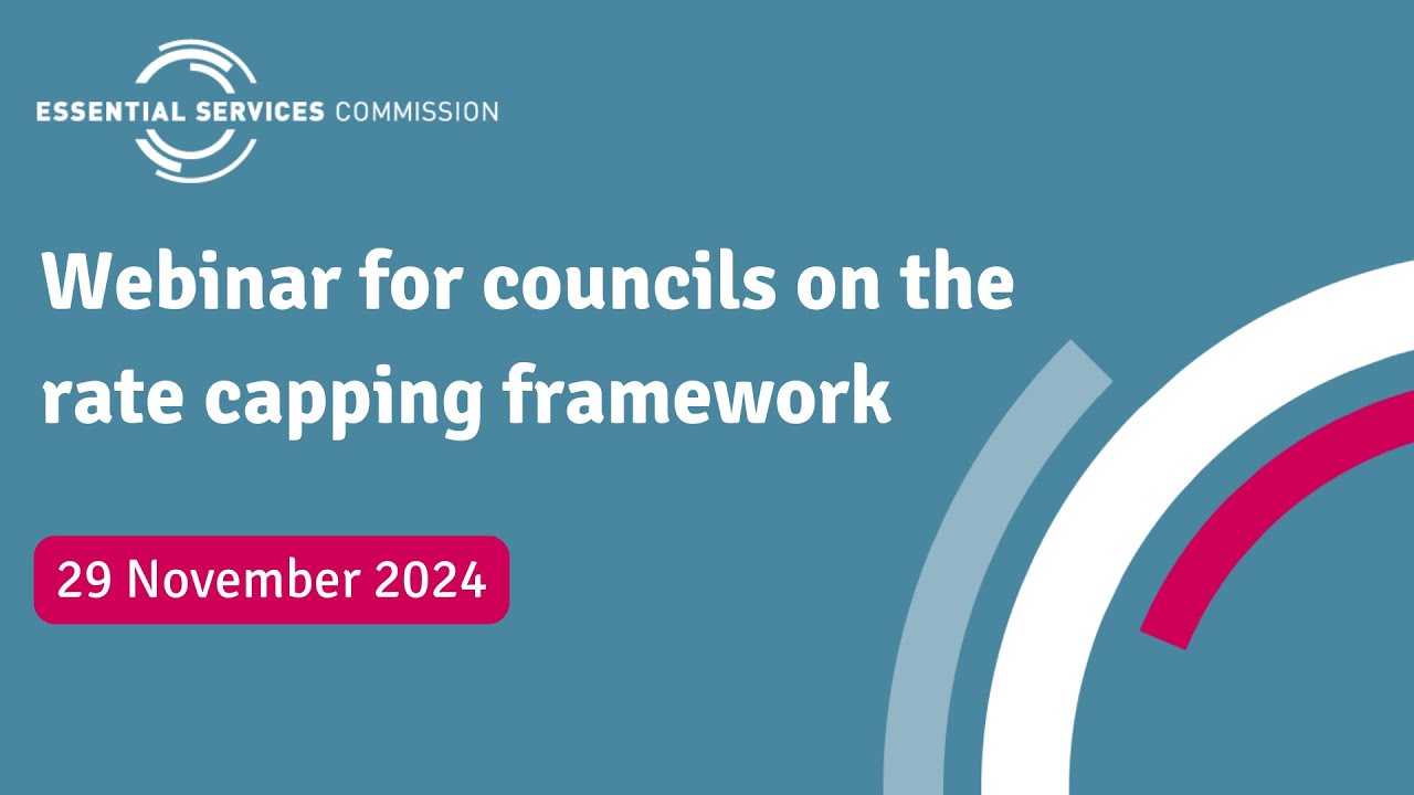 Webinar for councils on the rate capping framework