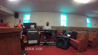 Video thumbnail for Nord C2D Demo - Leslie 3300 vs. Roland KC550 by Justin Wright (JWRIGHTTHETRUTH)