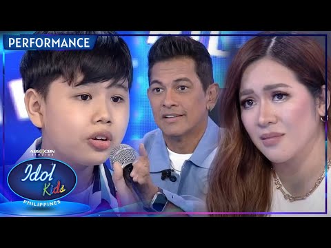 Klied shines with a moving rendition of "Ako Naman Muna" | Idol kids Philippines