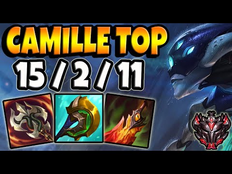 Camille vs Jax [ TOP ] Lol Grandmaster Korea Patch 11.22 ✅