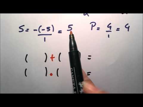 Me Salva! Video aula interativa: Raízes por Soma e produto - Parte A-B