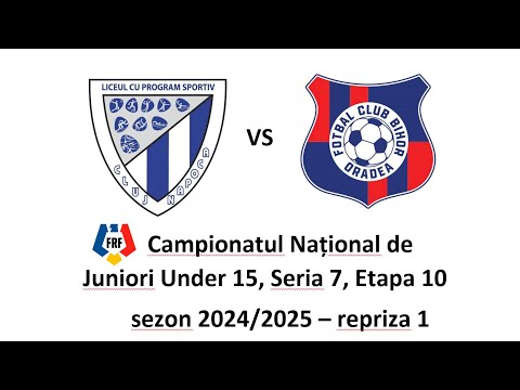 Campionatul National de Juniori U15 - LPS Cluj vs FC Bihor Oradea, repriza 1