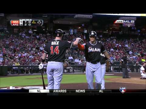 ジャンカルロ・スタントンがアリゾナで爆弾を打つ (Giancarlo Stanton Hits a Bomb in Arizona)