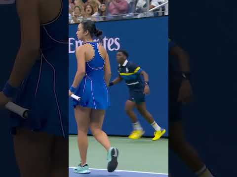 Eala STUNNING backhand winner! 🤯