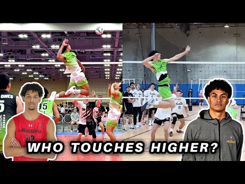 Who Touches Higher? | Comparing Volleyball Spike Reach thumbnail