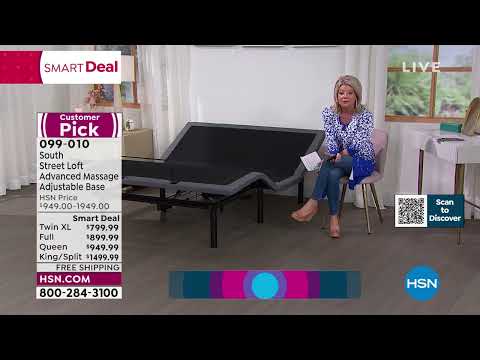 South Street Loft Advanced Massage Adjustable Base  Twin...