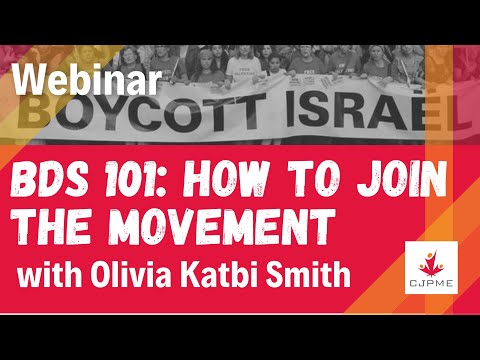 BDS 101: How to Join the Movement