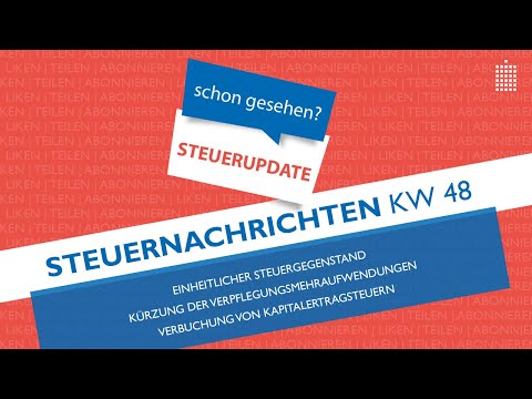 Steuernachrichten - Update 48/2020 - Kostenlos & schnell informiert!