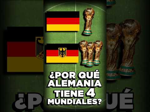 Why does GERMANY have 4 WORLD CUP?