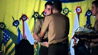 preview picture of video 'Premiação ao cadete Rodrigues por ser destaque no TIRO, AMAN 2012'