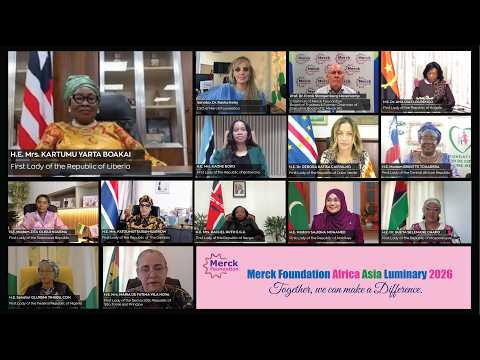 H.E. First Lady of Liberia speech at 13th Merck Foundation Africa Asia Luminary (Online)2026