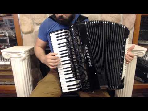BRAN133CLIBBK - Black Brandoni 133C Liberty Piano Accordion LMMM 41 120 $5999