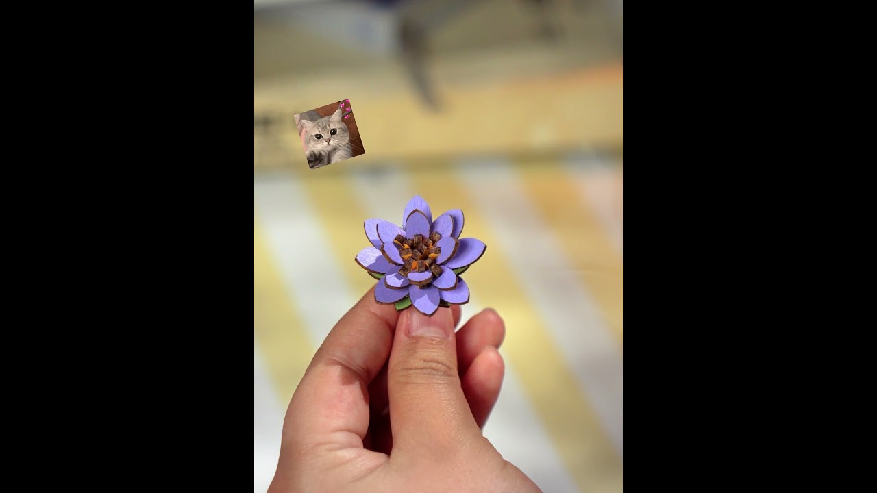 RoboTime 3D drevené puzzle Trblietavé lekná