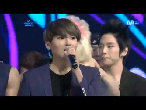 120719 Super Junior - Winner (4th 'Sexy, Free & Single' Win) @ MNET M! Countdown