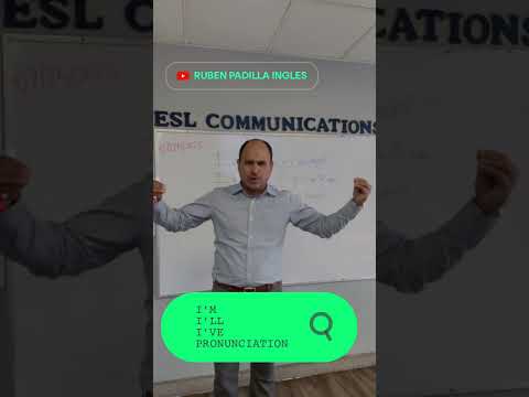 I’m , I’ll , I’ve (pronunciation) #ingles #esl #rubenpadillaingles #english #inglesfacil