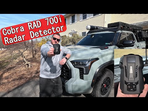 Cobra RAD 700i Radar Detector...Install/App Overview