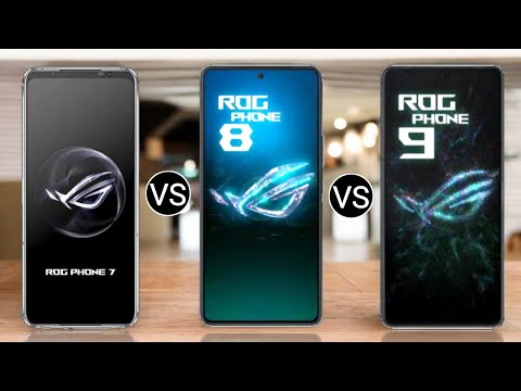 Asus ROG Phone 7 5G vs Aus ROG Phone 8 5G Asus ROG Phone 9 5G